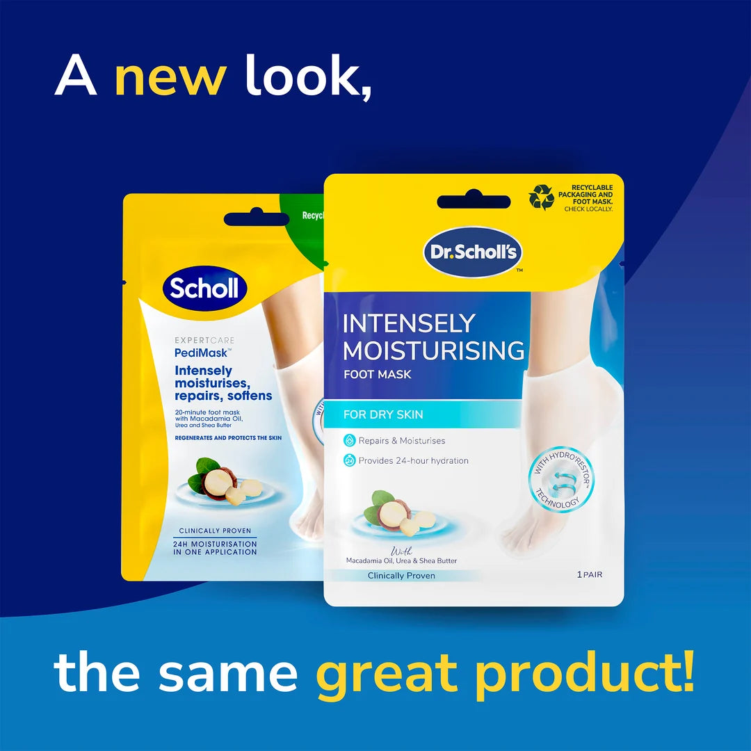 Dr. Scholl’s™ Intensely Moisturising Foot Mask (Macadamia)