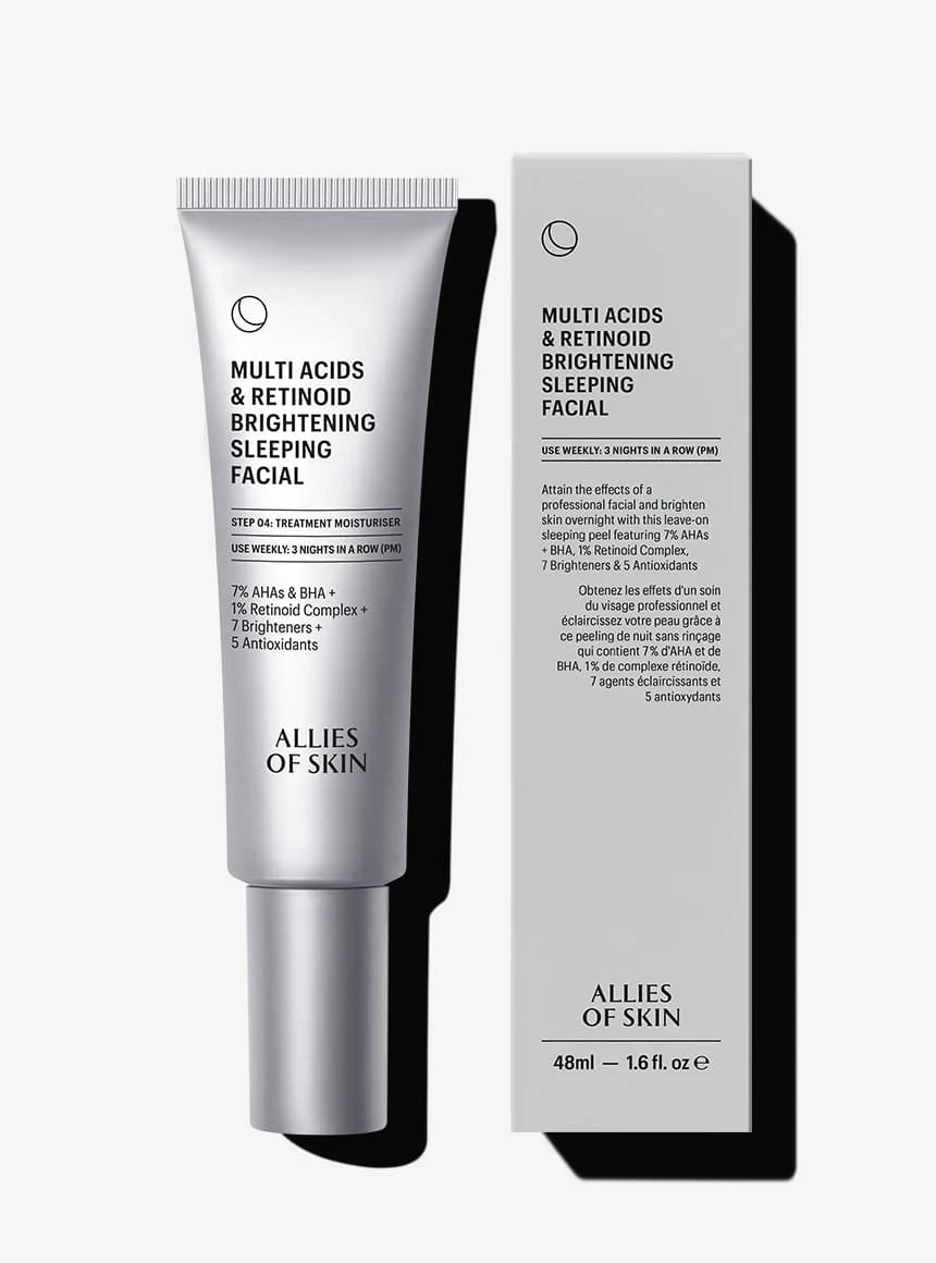 Allies of Skin Multi Acids & Retinoid Brightening Sleeping Facial