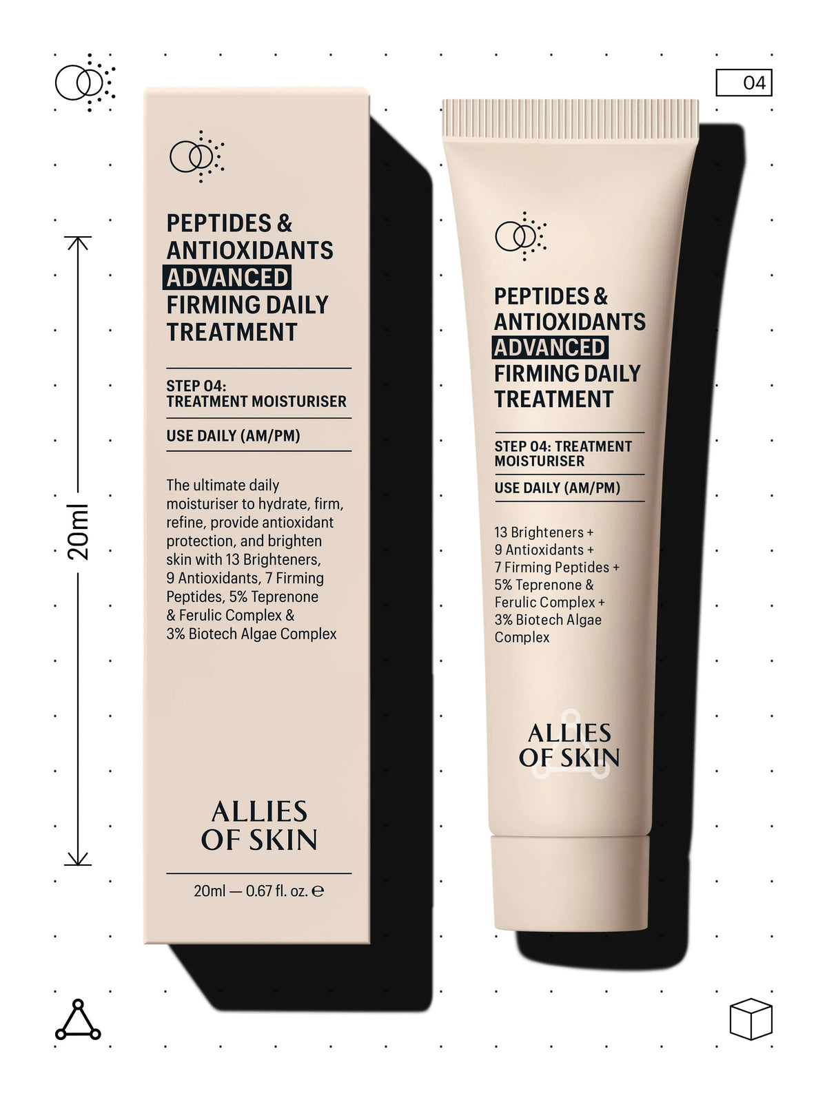 Allies of Skin Peptides & Antioxidants Advanced Firming Daily Treatment