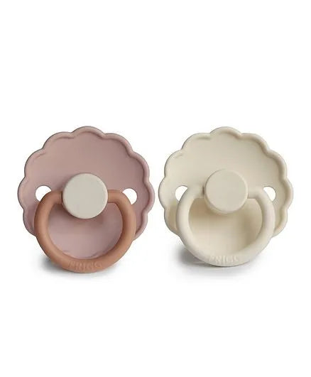 FRIGG Daisy Silicone 2-Pack Biscuit/Cream