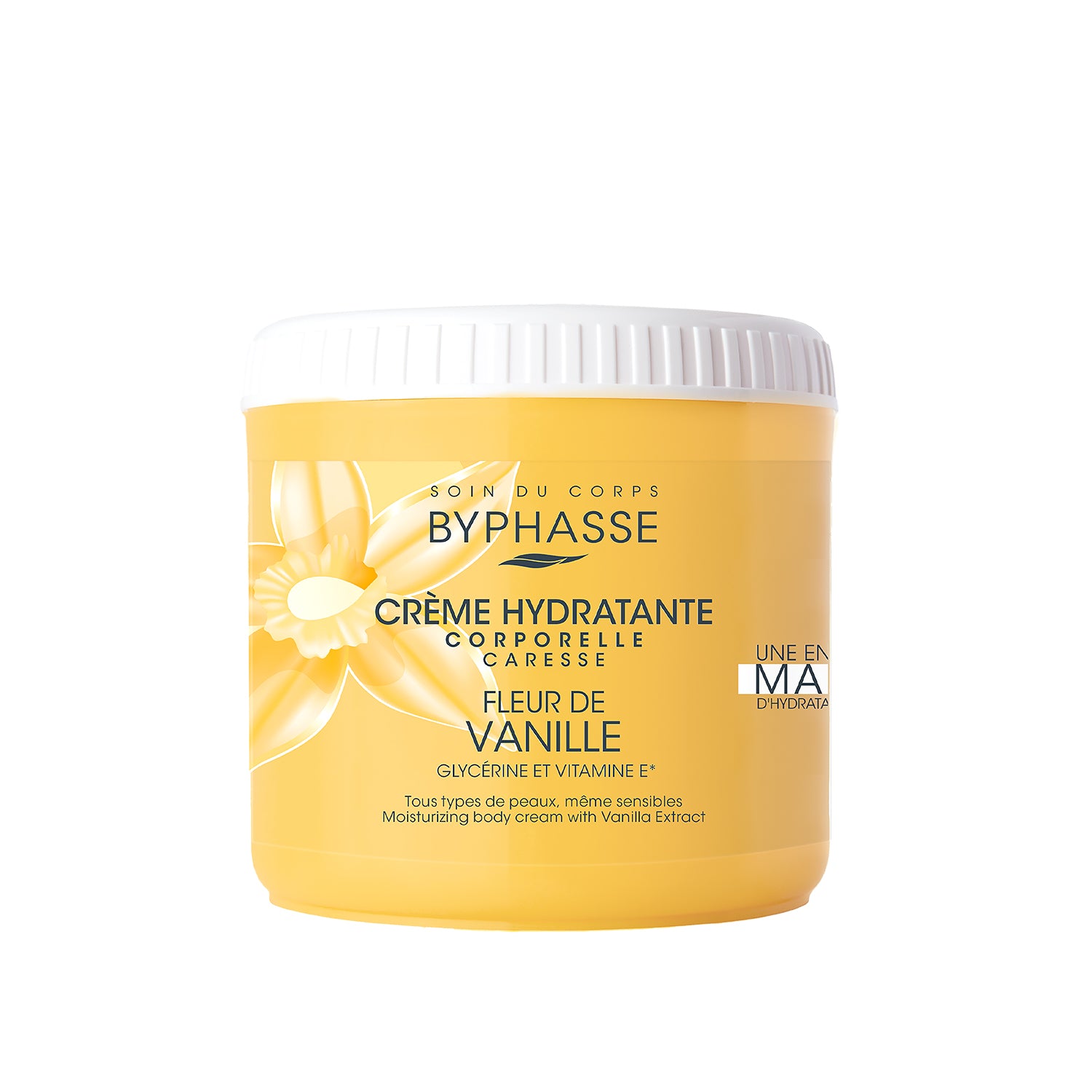 Byphasse Caresse Moisturizing Body Cream 500ML Vanilla Extract