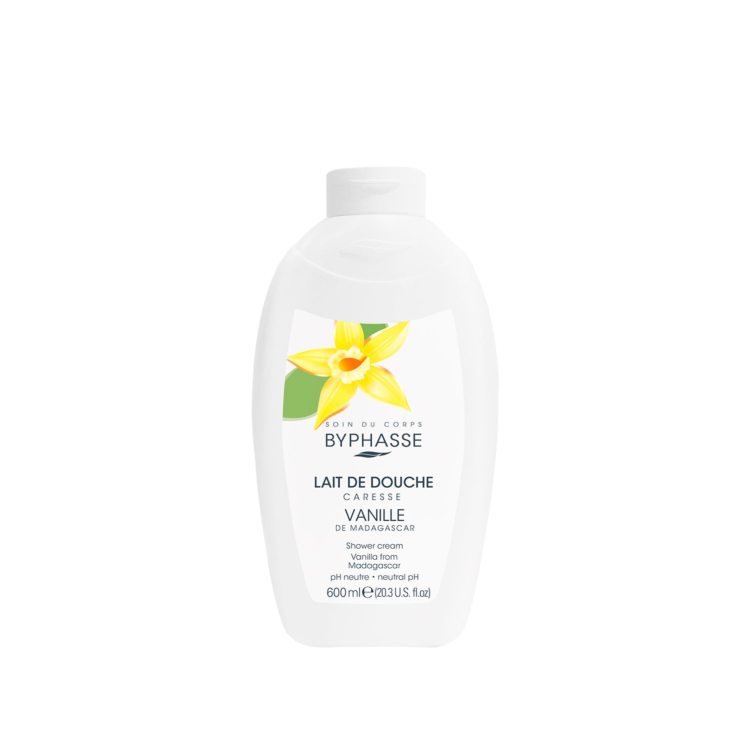Byphasse Caresse Shower Cream 600ML Vanilla Flower