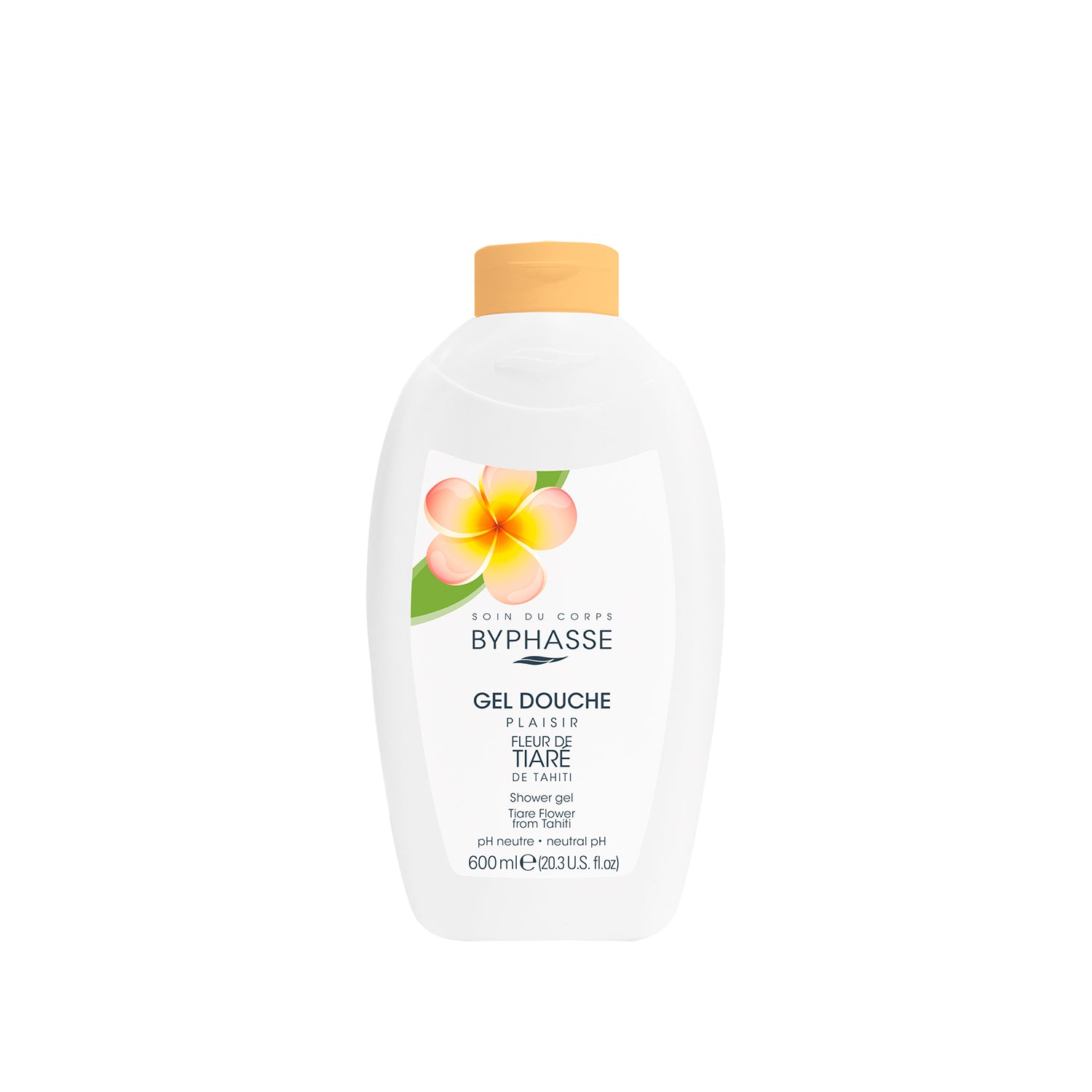 Byphasse Plaisir Shower Gel 600ML Tiare Flower
