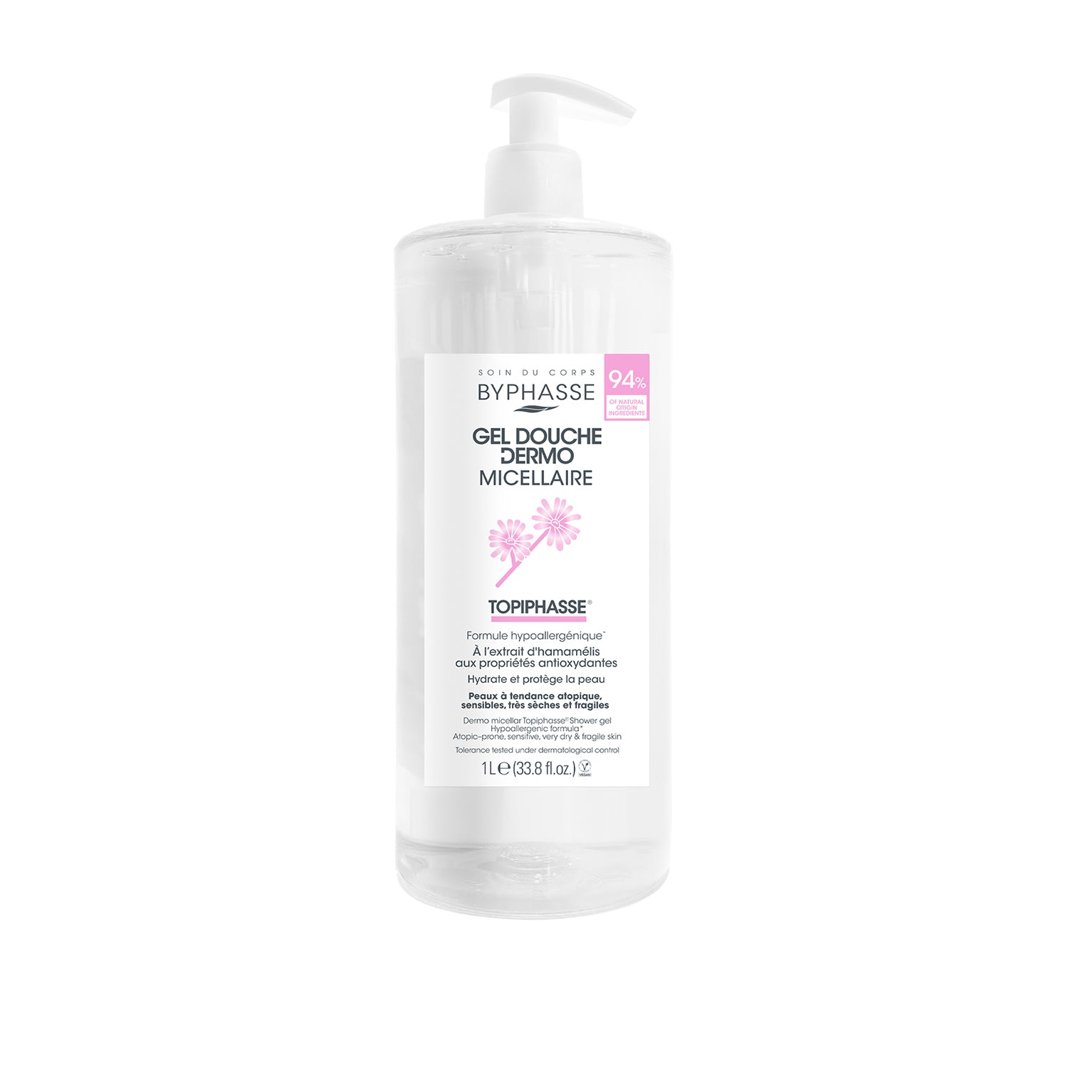 Byphasse Dermo Micellar Shower Gel Topiphasse 1L