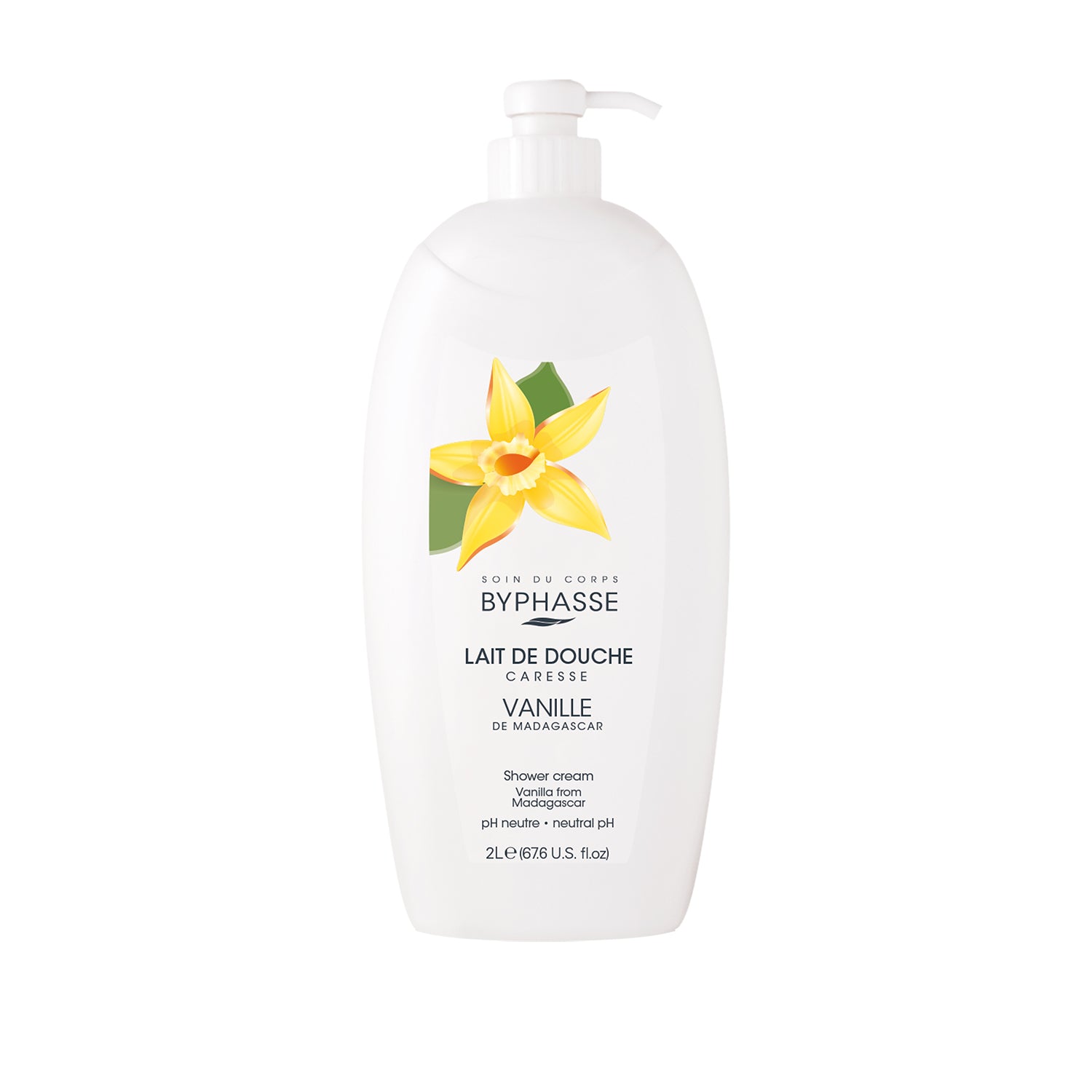 Byphasse Caresse Shower Cream 2L Vanilla Flower