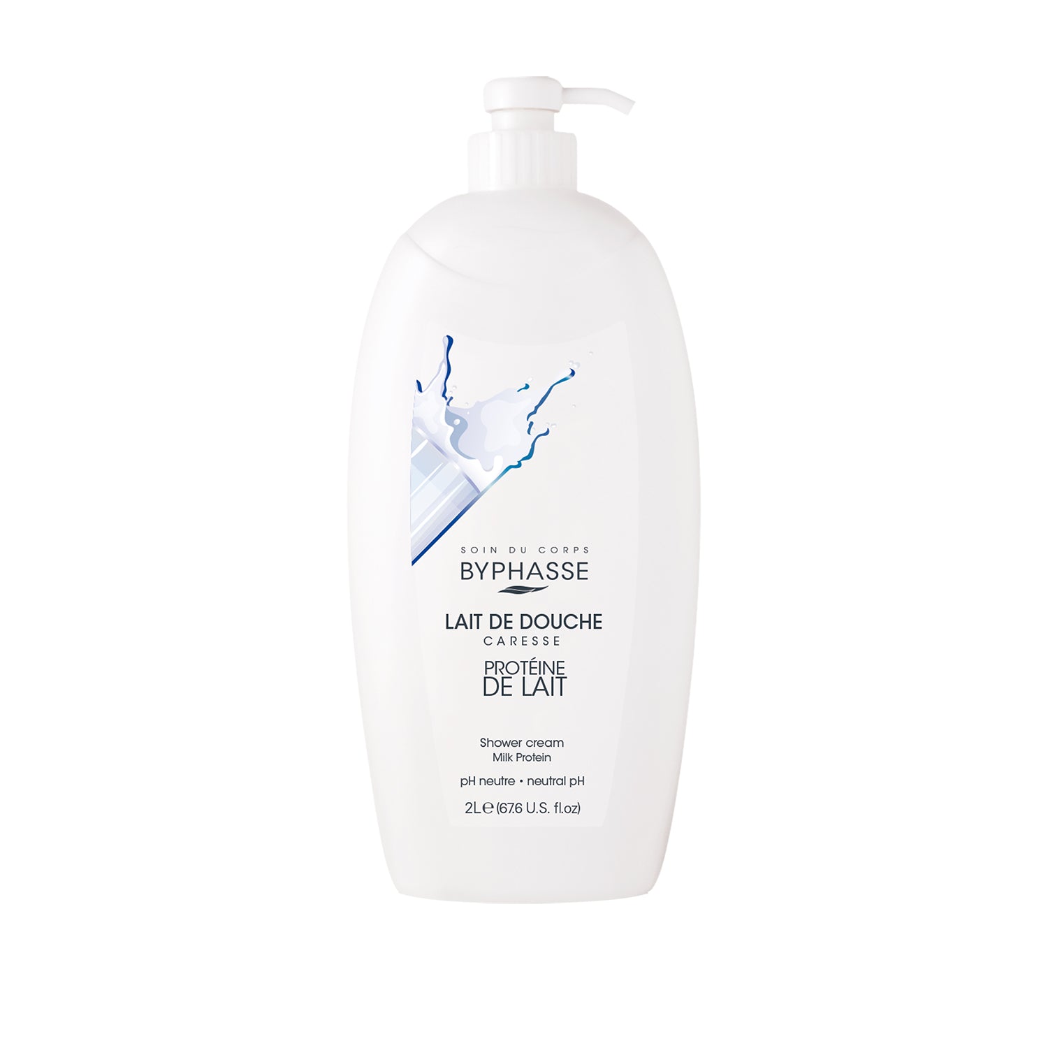 Byphasse Caresse Shower Cream 2L Milk Protein