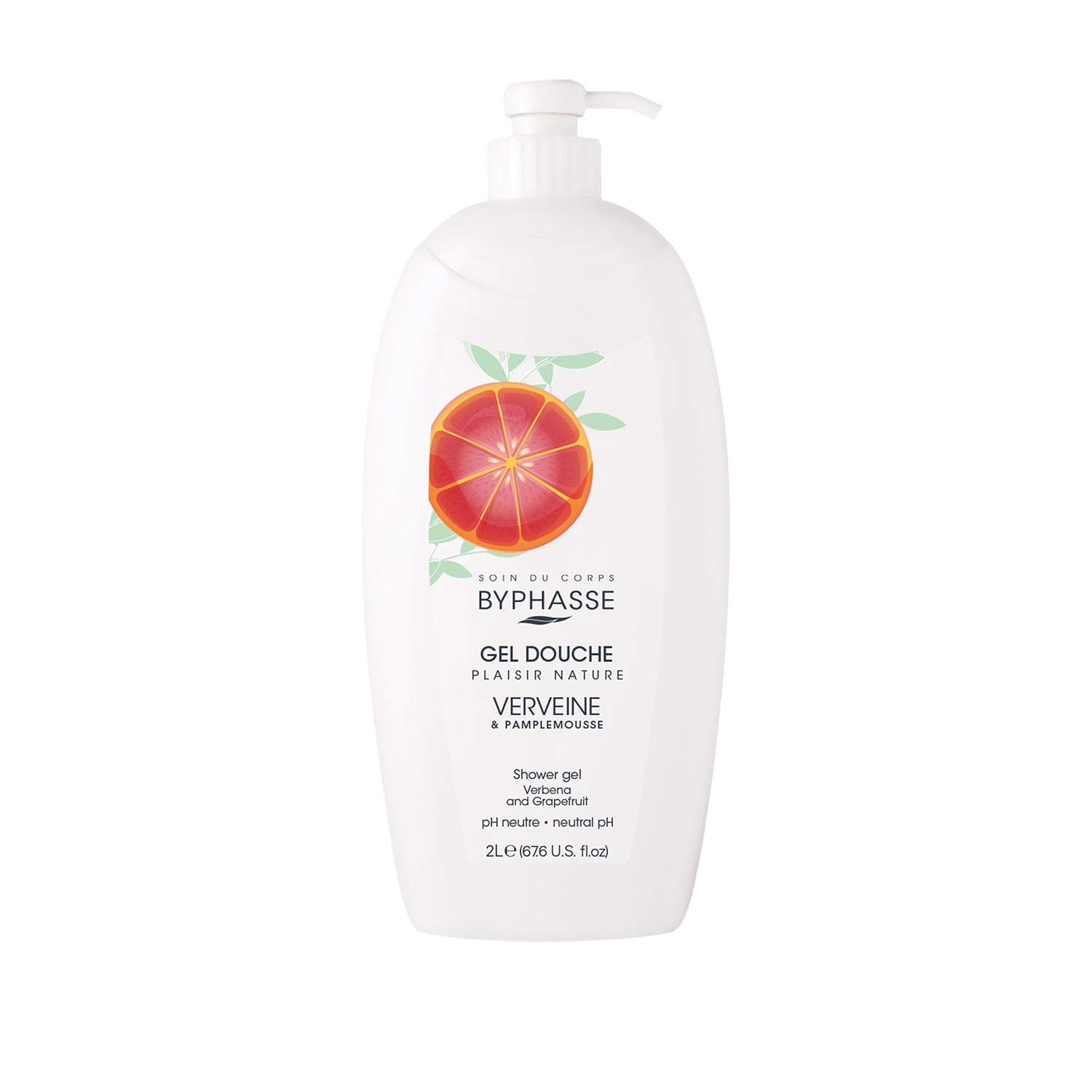 Byphasse Plaisir Nature Shower Gel 2L Verbena & Grapefruit