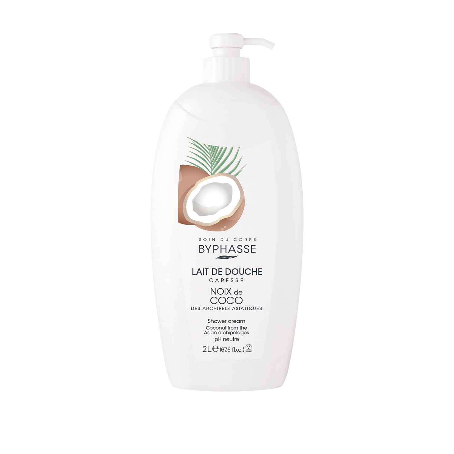 Byphasse Caresse Shower Cream 2L Coconut