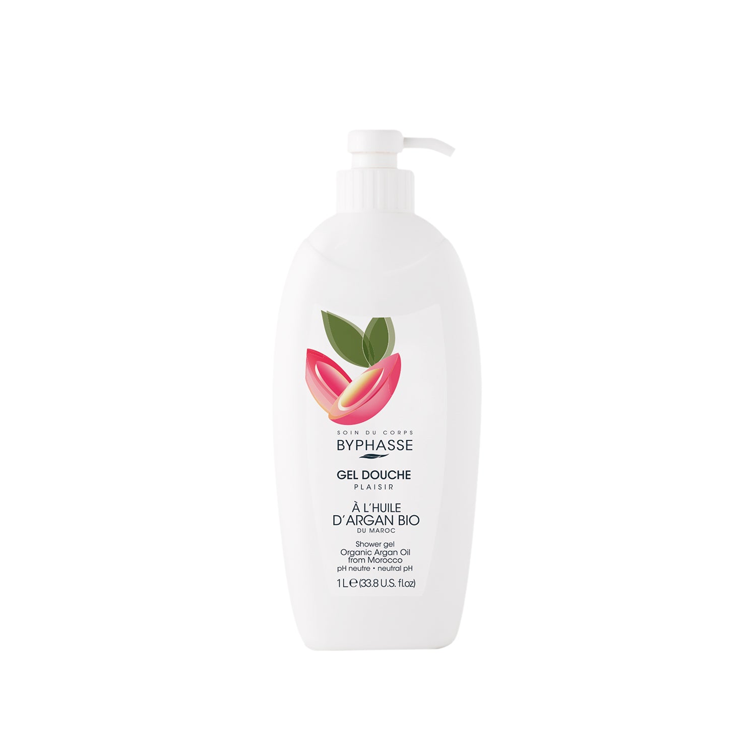 Byphasse Plaisir Shower Gel 1L Organic Argan Oil