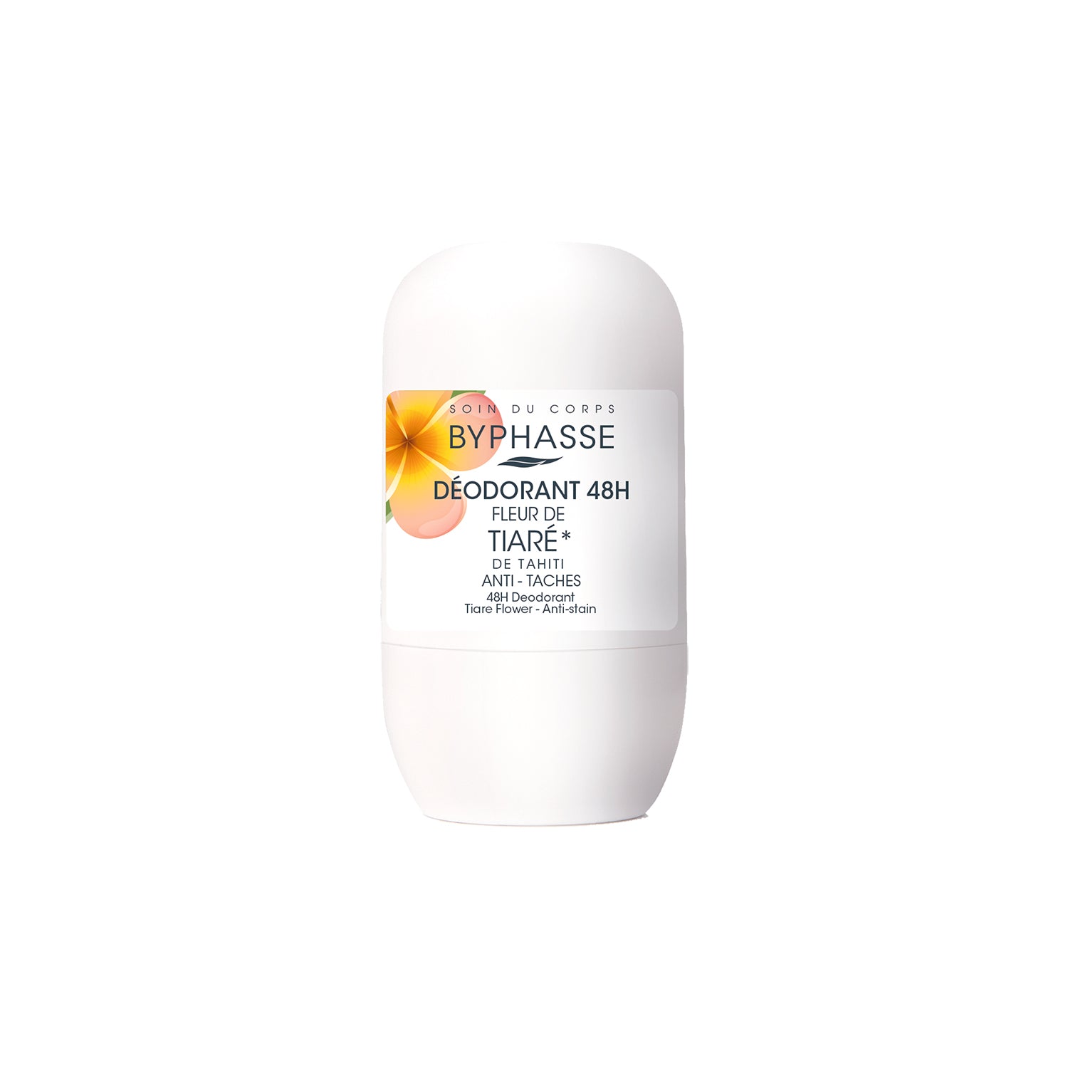 Byphasse 48H Deodorant Roll-On 50ML Tiaré Flower