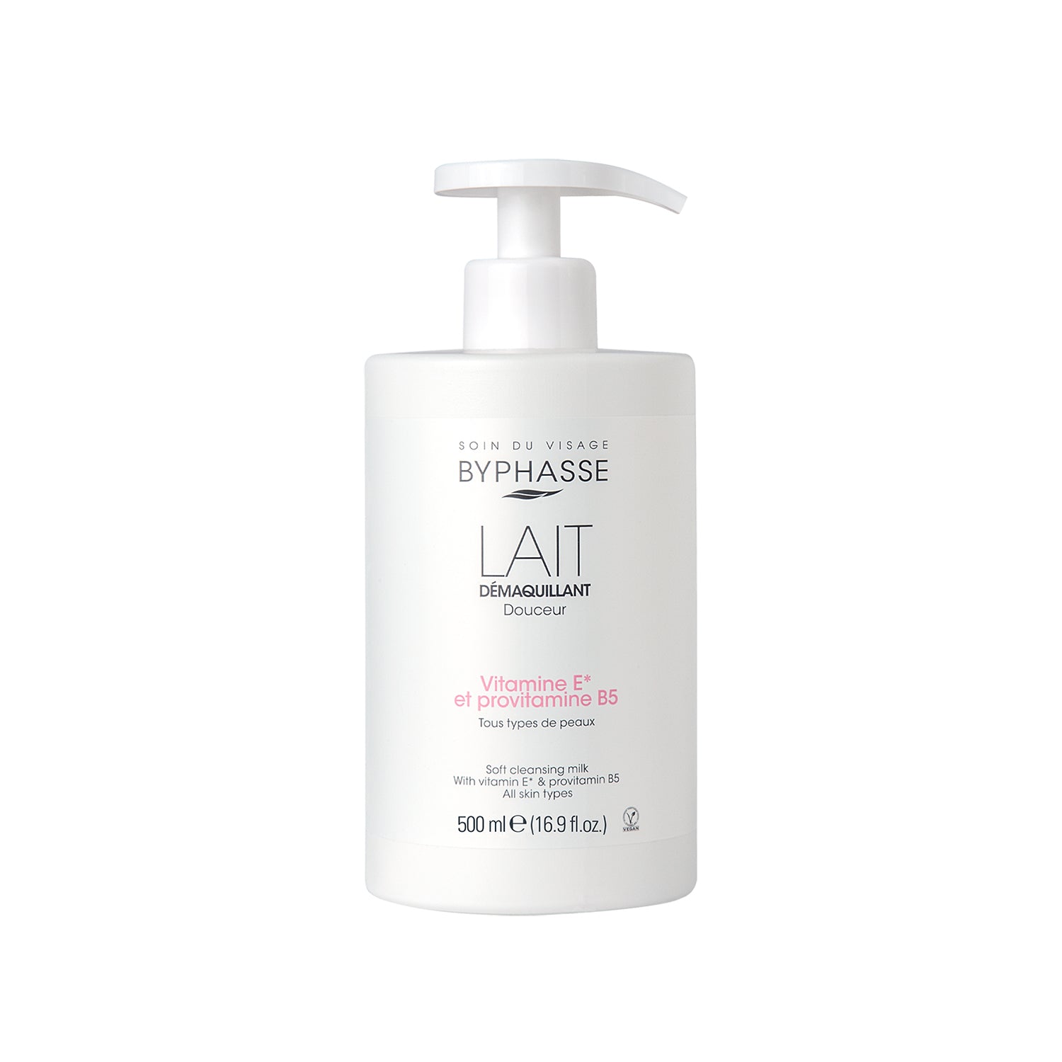 Byphasse Soft Cleansing Milk Face & Eyes 500ML (Pump)