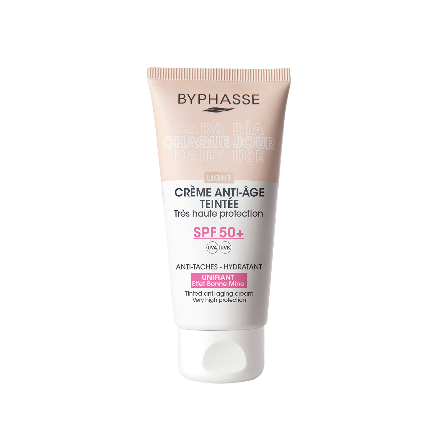 Byphasse Anti-Aging Face Cream SPF50+ Tinted Light 50ML