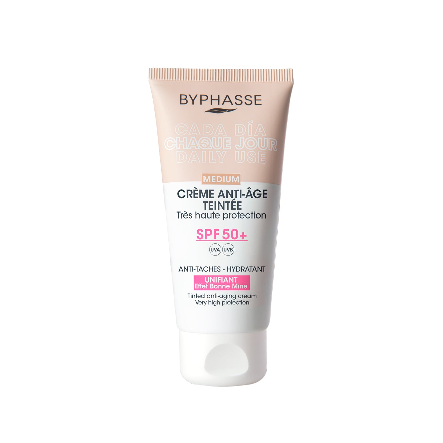 Byphasse Anti-Aging Face Cream SPF50+ Tinted Medium 50ML