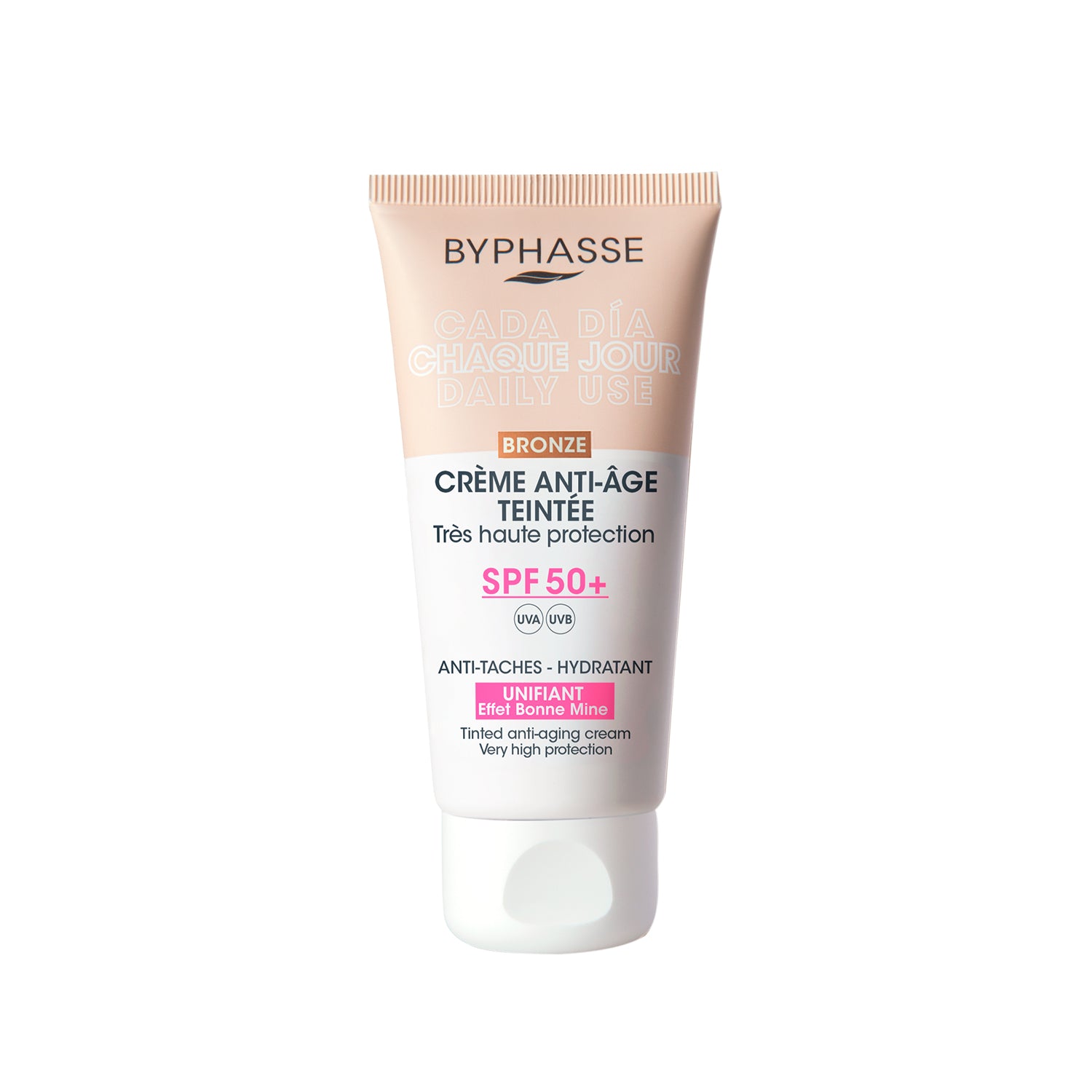 Byphasse Anti-Aging Face Cream SPF50+ Tinted Bronze 50ML
