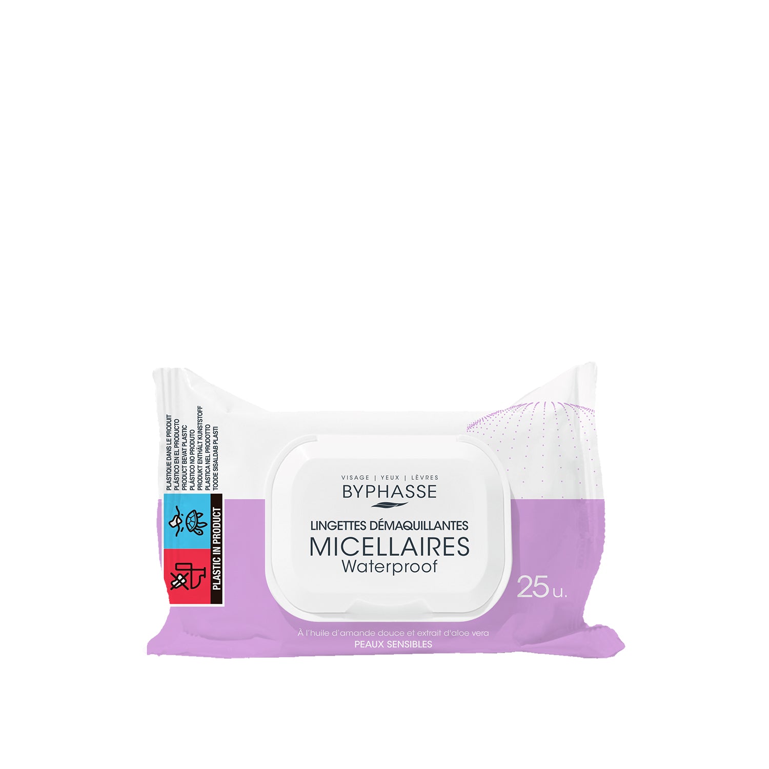 Byphasse Make Up Remover Wipes 25U Waterproof
