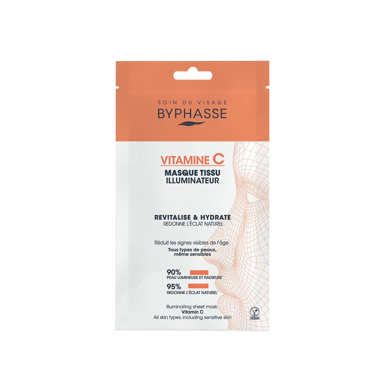 Byphasse Skin Booster Vitamin C Illuminating Sheet Mask 18ML