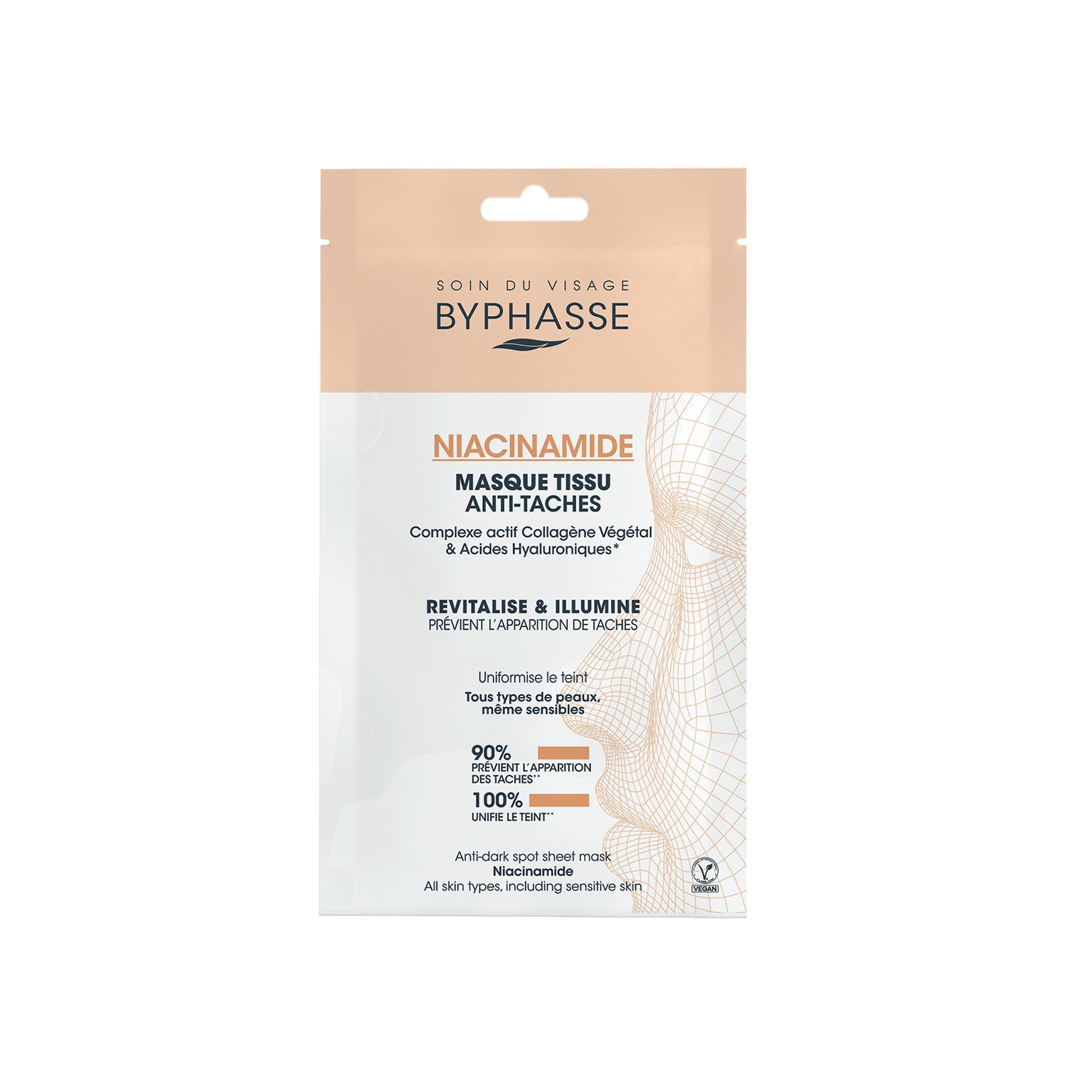 Byphasse Skin Booster Niacinamide Anti-Dark Spots Sheet Mask 18ML