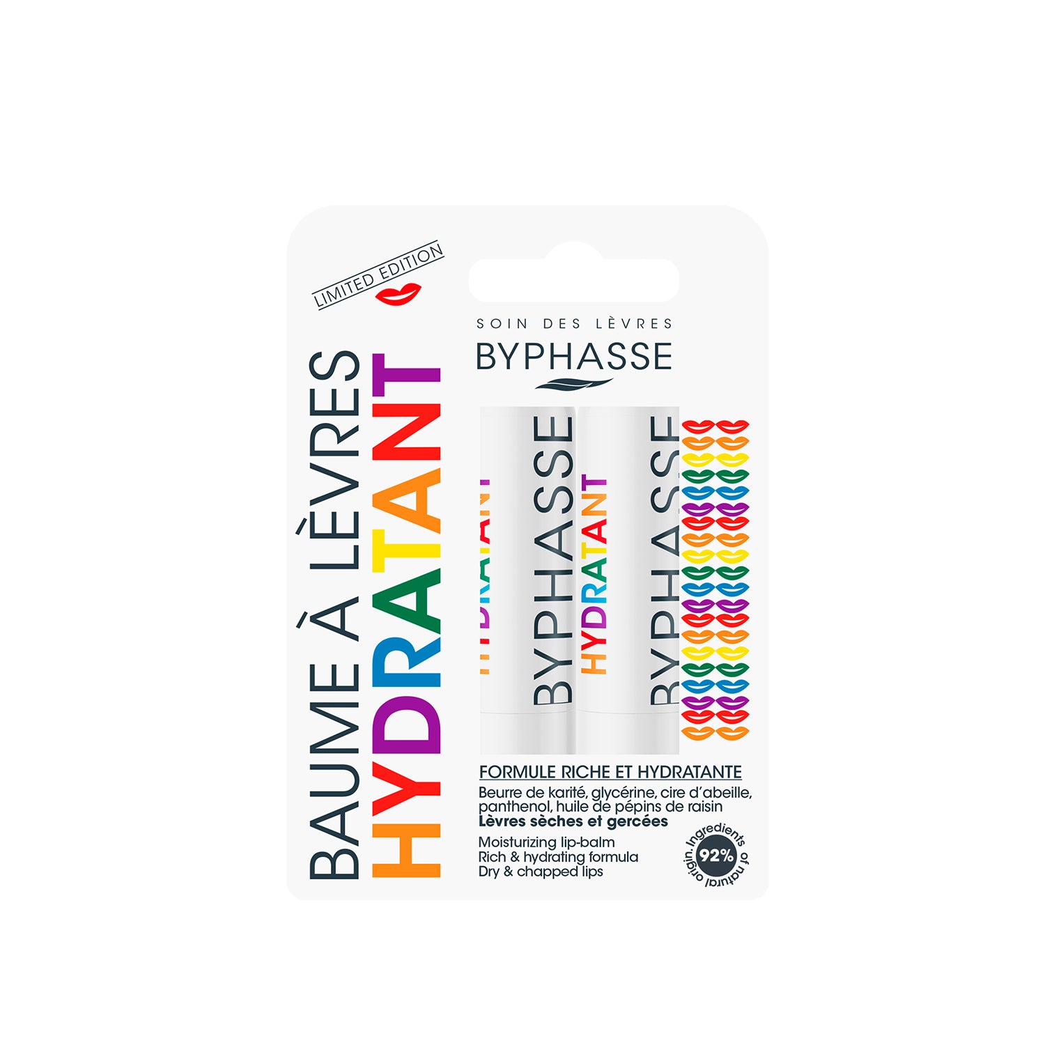Byphasse Lip-Balm Limited Edition Be Free 2U