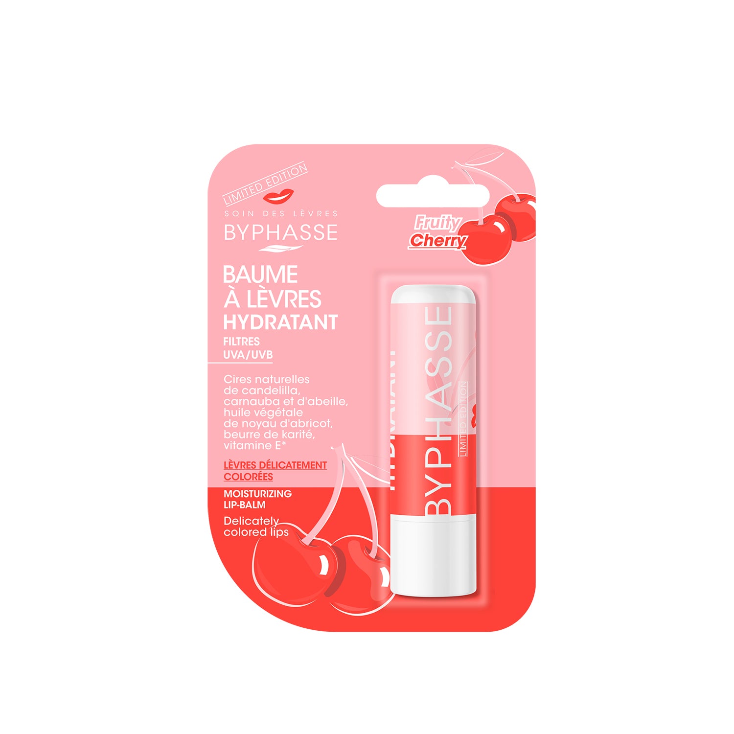 Byphasse Lip-Balm Limited Edition Fruity Cherry 4.8G