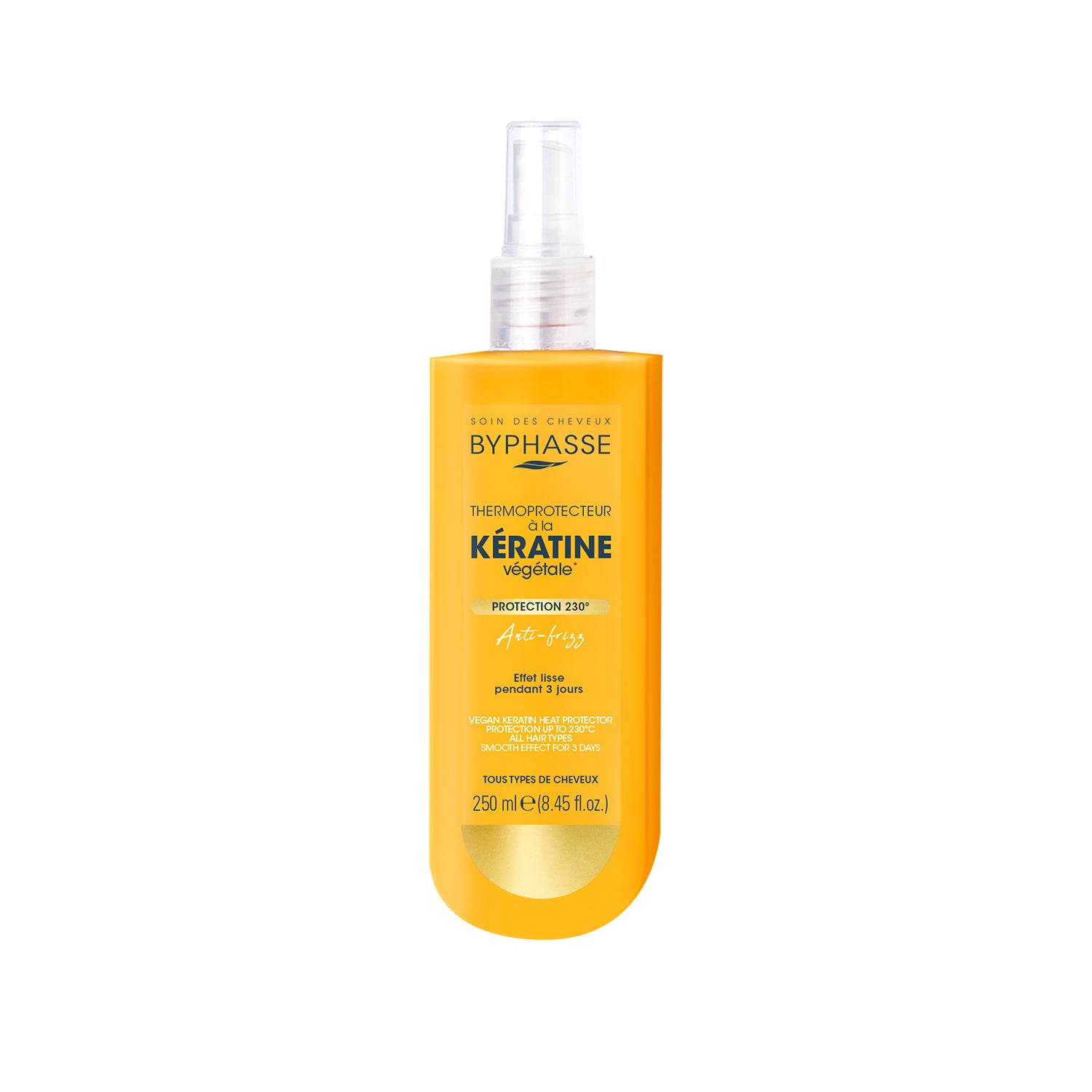 Byphasse Vegan Keratin Heat Protector Spray 250ML