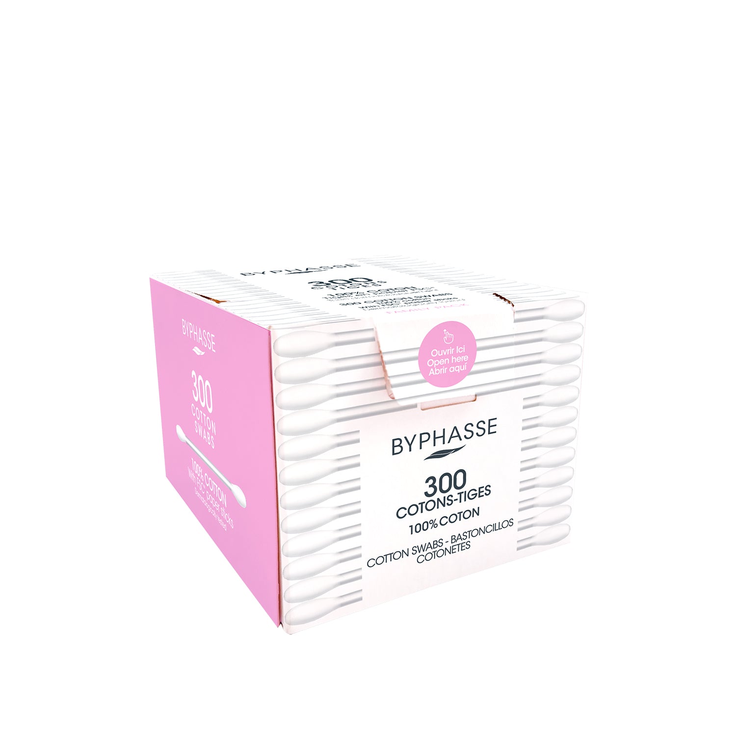 Byphasse 300 Cotton Swabs