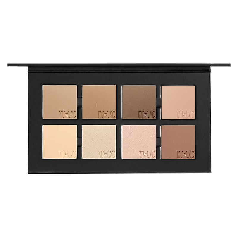 Mulac Olimpia Palette  - Contouring & Highlighting in Polvere Palette