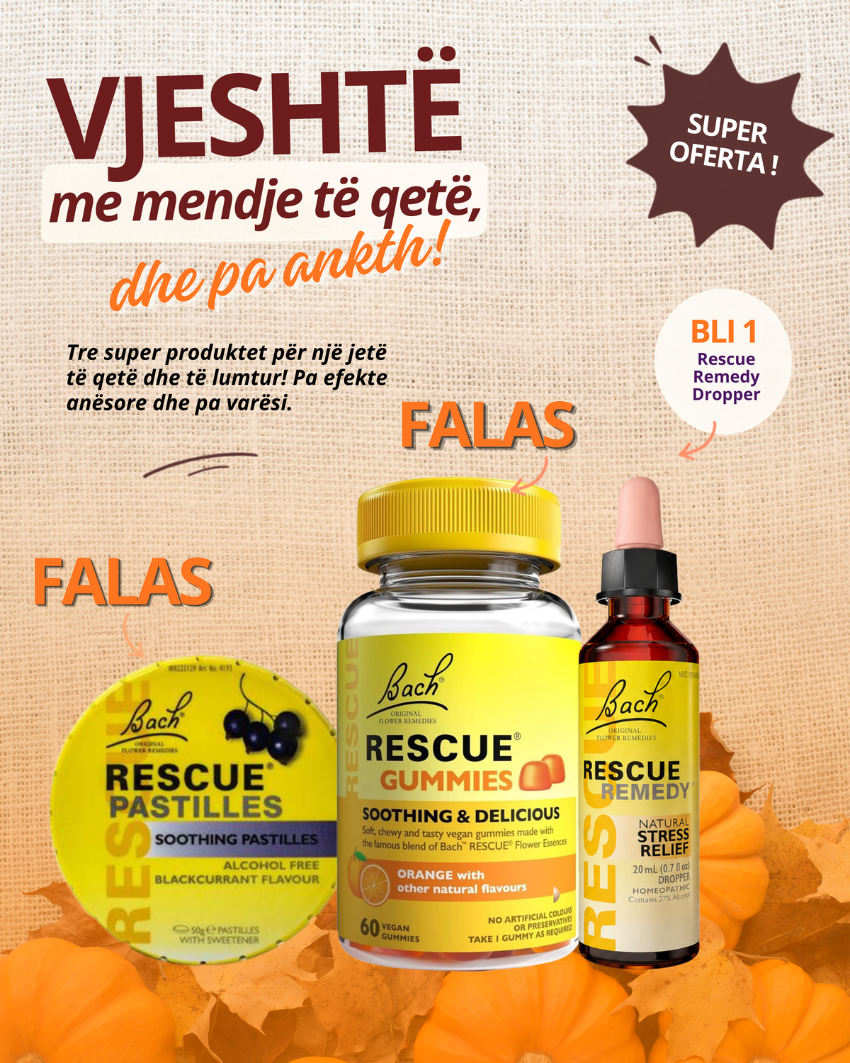 Rescue Remedy® Dropper (Comfort & Reassure)