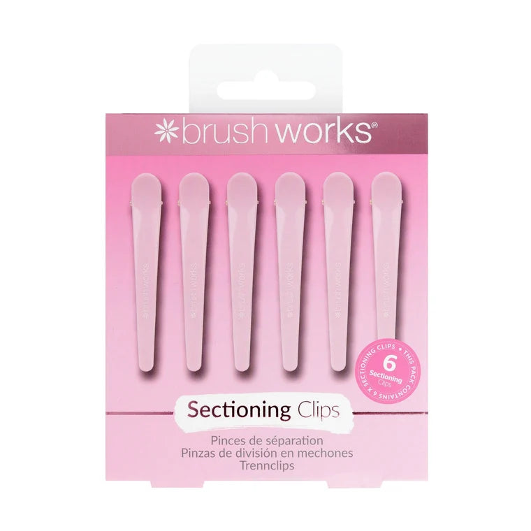 Brushworks Sectioning Clips