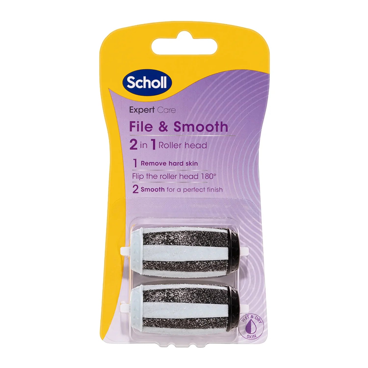 Dr. Scholl's 2-in-1 Expert Care Foot File Roller Head Refill