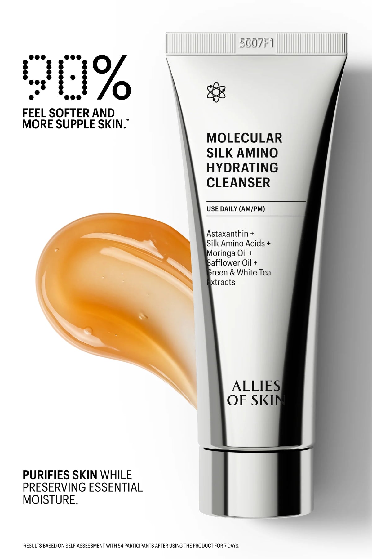 Allies of Skin Deluxe Molecular Silk Amino Hydrating Cleanser