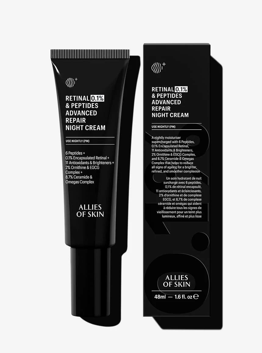 Allies of Skin Retinal 0.1% Peptides Advanced Repair Night Cream