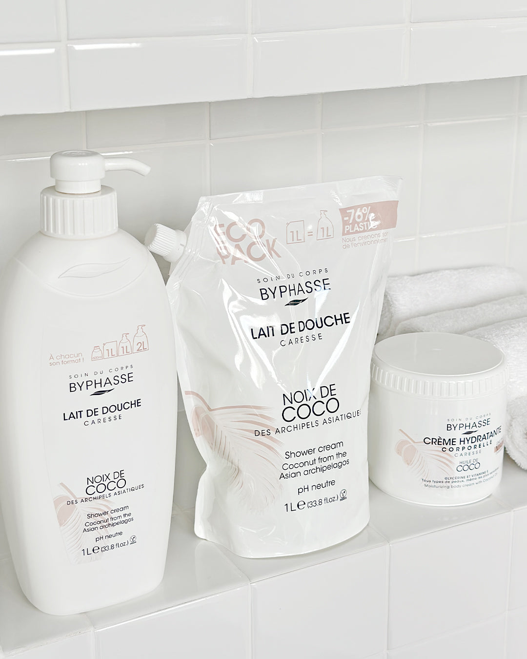 Byphasse Caresse Shower Cream 2L Coconut