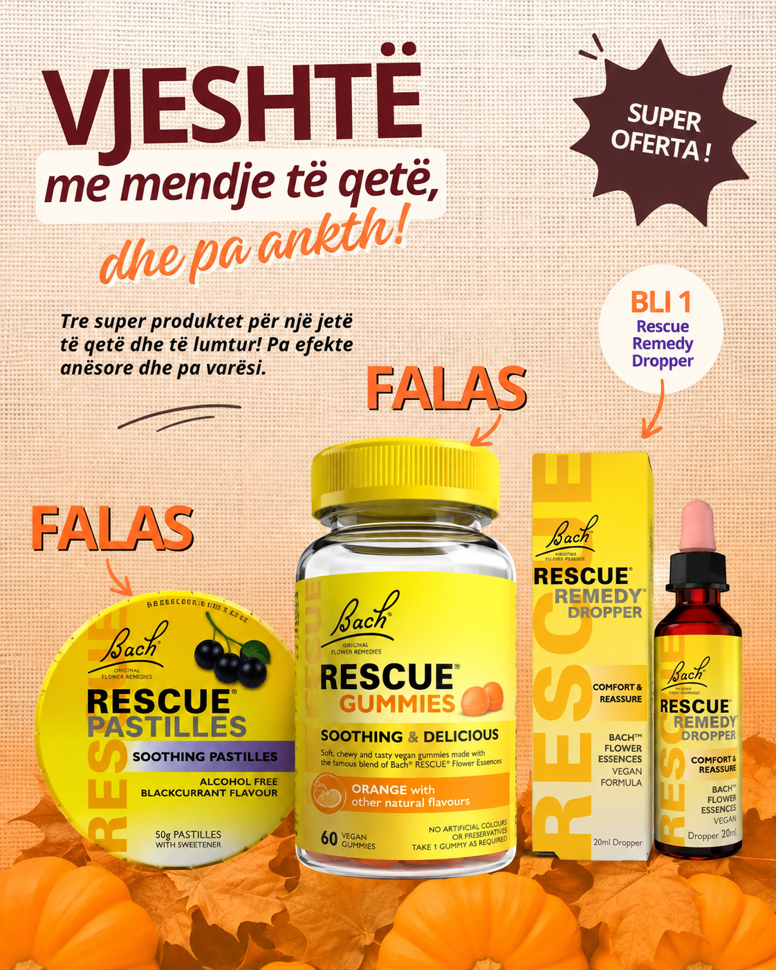 Rescue Remedy® Dropper (Comfort & Reassure)