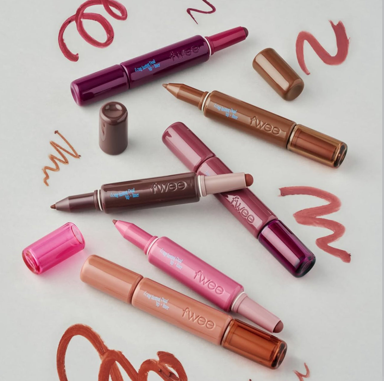 fwee Long-Lasting Dual Coloring Stick Lip+Liner