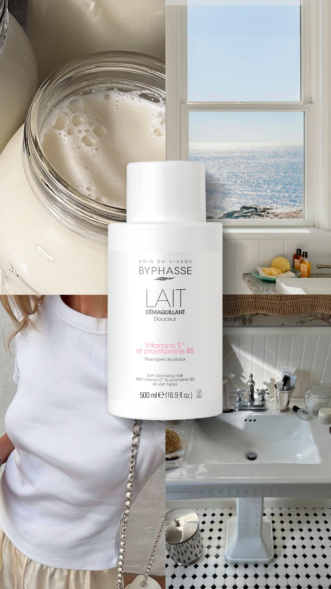 Byphasse Soft Cleansing Milk Face & Eyes 500ML (Bottle)