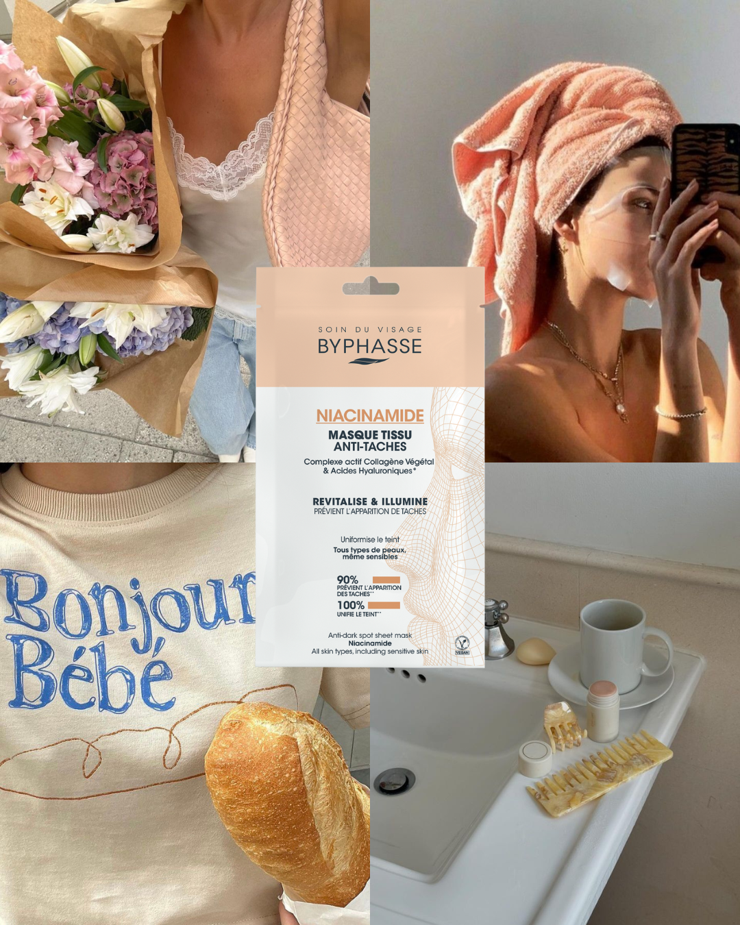 Byphasse Skin Booster Niacinamide Anti-Dark Spots Sheet Mask 18ML