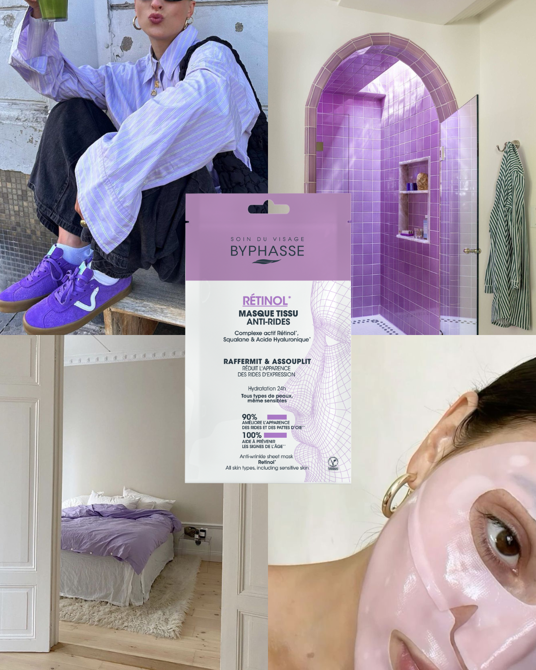 Byphasse Skin Booster Retinol Anti-Wrinkles Sheet Mask 18ML