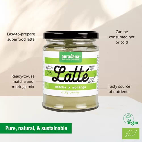 Purasana Latte Matcha Moringa