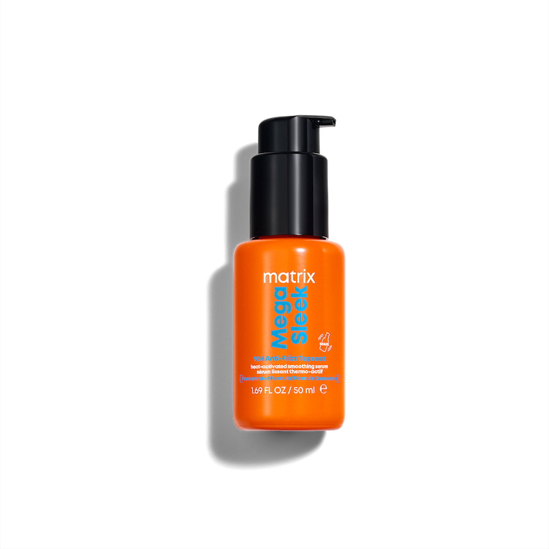 Matrix Mega Sleek 96H Anti-Frizz Topcoat Heat-Activated Smoothing Serum