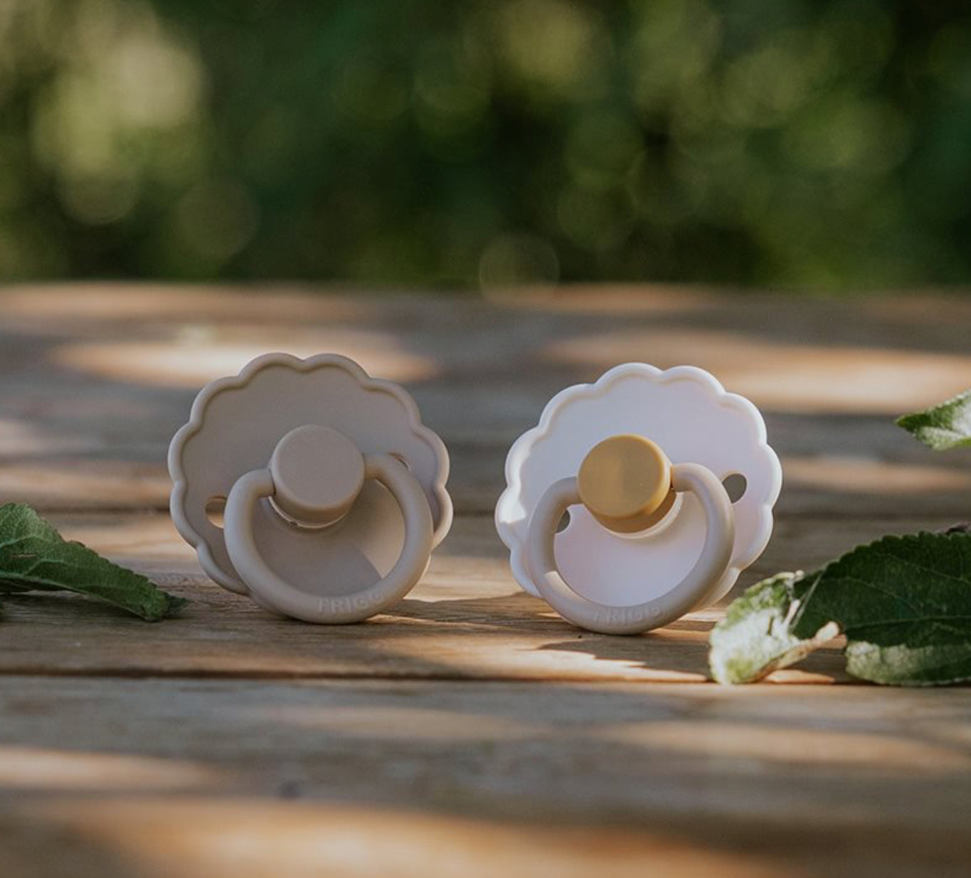 FRIGG Daisy Silicone 2-Pack Chamomile/Croissant