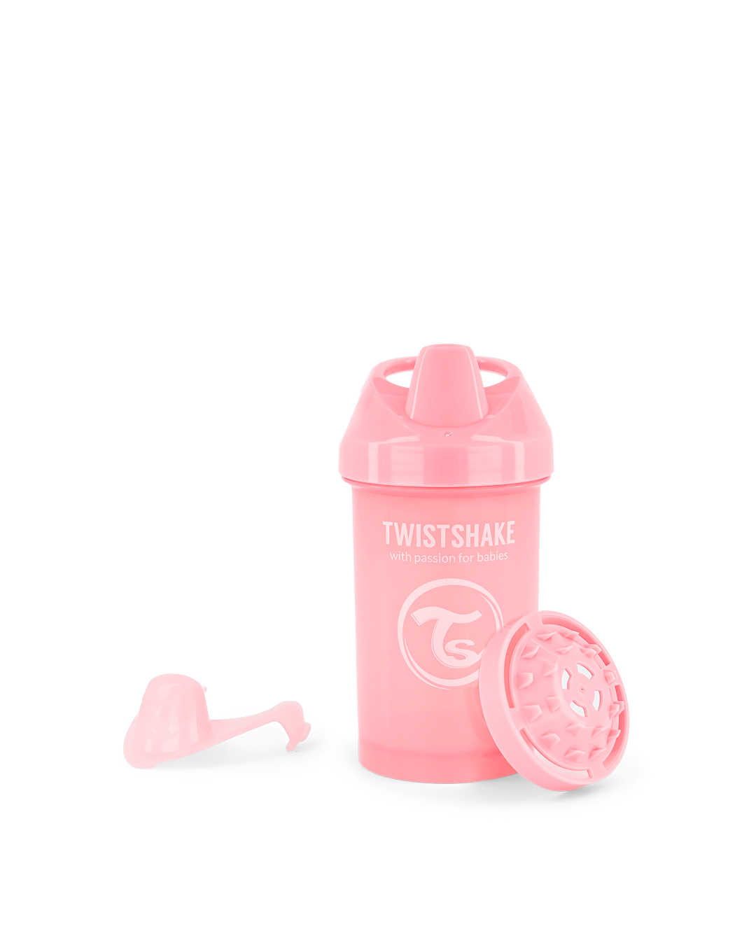 Twistshake Crawler Cup Pastel Pink