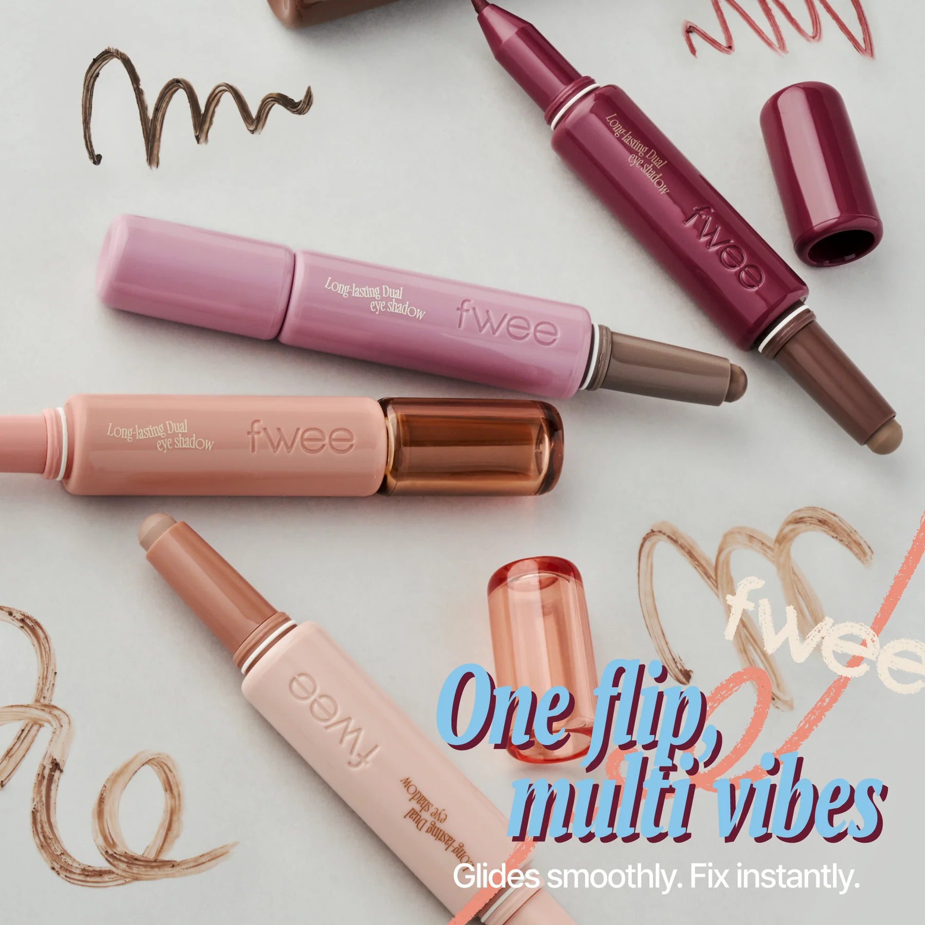 fwee Long-Lasting Dual Coloring Stick Eye Shadow