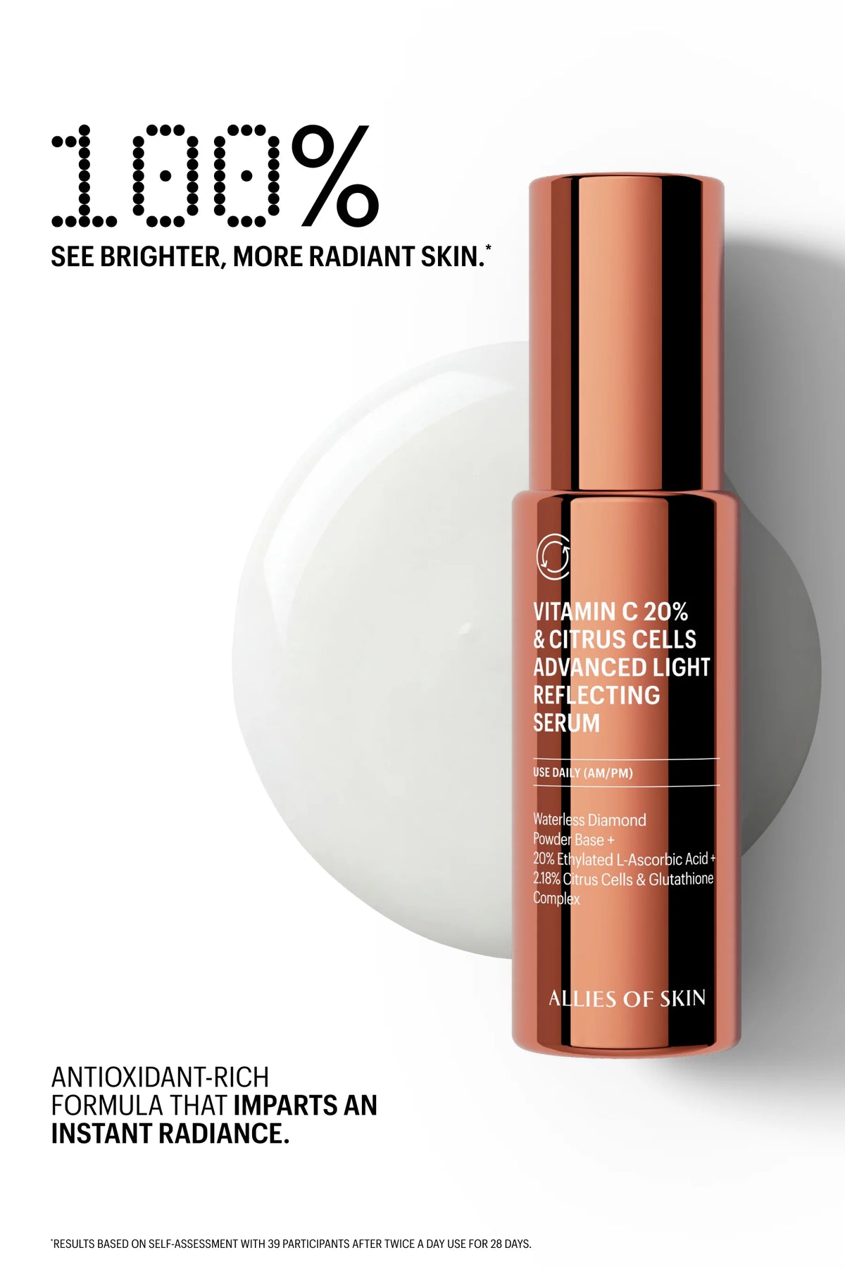 Allies of Skin Vitamin C 20% & Citrus Cells Advanced Light Reflecting Serum