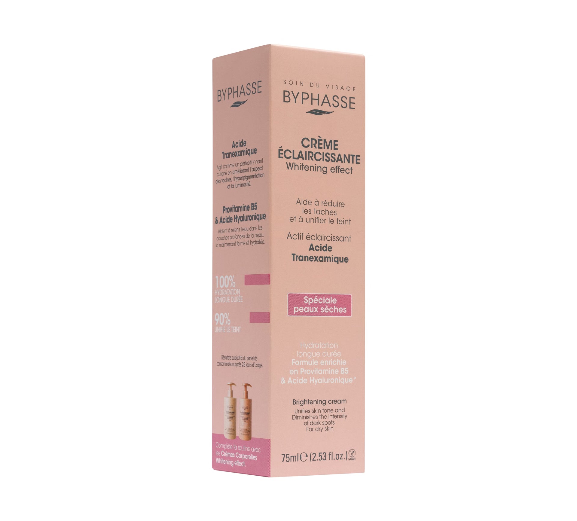 Byphasse Whitening Effect Brightening Face Cream Dry Skin
