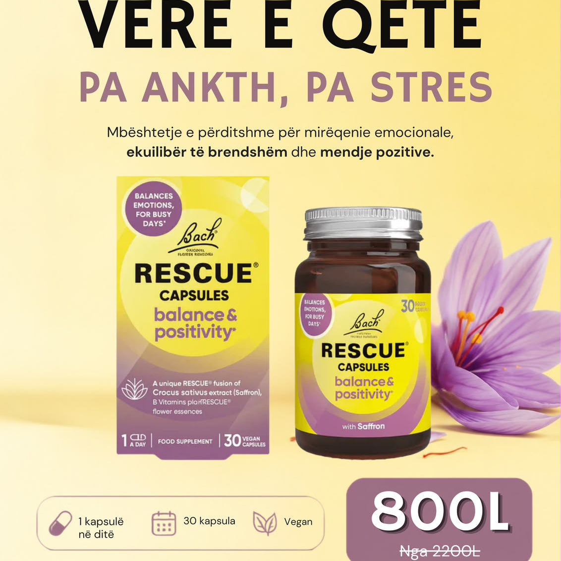 Rescue® Balance and Positivity Capsules
