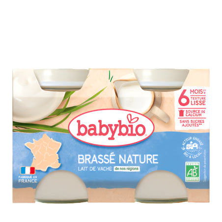 Babybio Brassé Nature Cow Milk