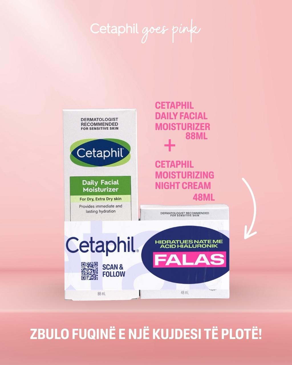 Cetaphil Daily Facial Moisturizer + Cetaphil Moisturizing Night Cream