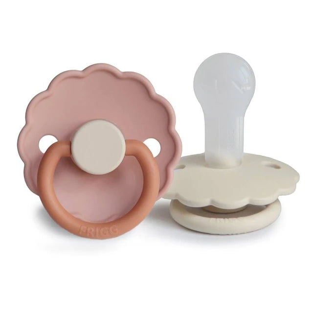 FRIGG Daisy Silicone 2-Pack Biscuit/Cream
