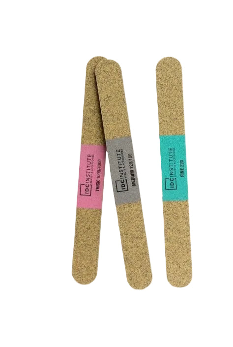 IDC Institute Natural Fibers Nail Files Set 3Pcs