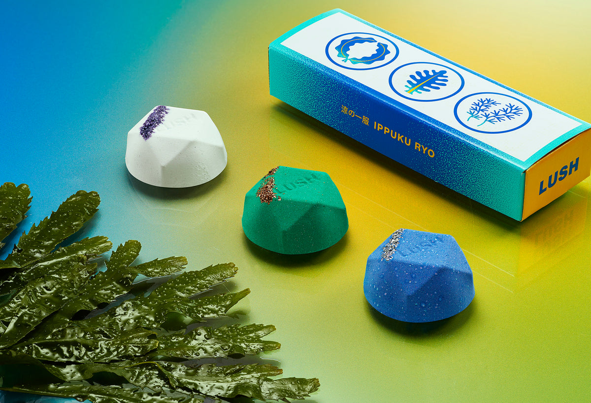 LUSH Ippuku Ryo - Cooling Mini Bath Bombs